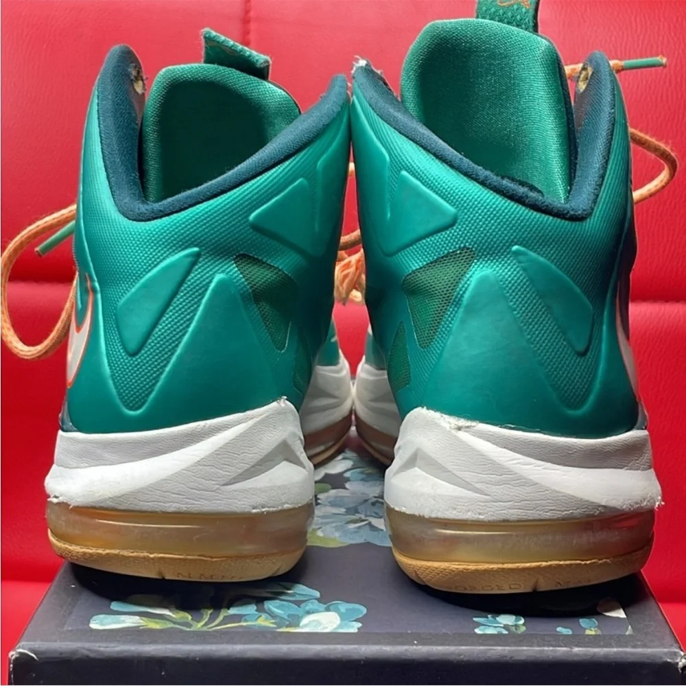 🌴🔥Nike LeBron X Miami Dolphins - Picture 4 of 9